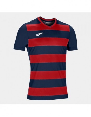 EUROPA IV T-SHIRT DARK NAVY-RED S/S
