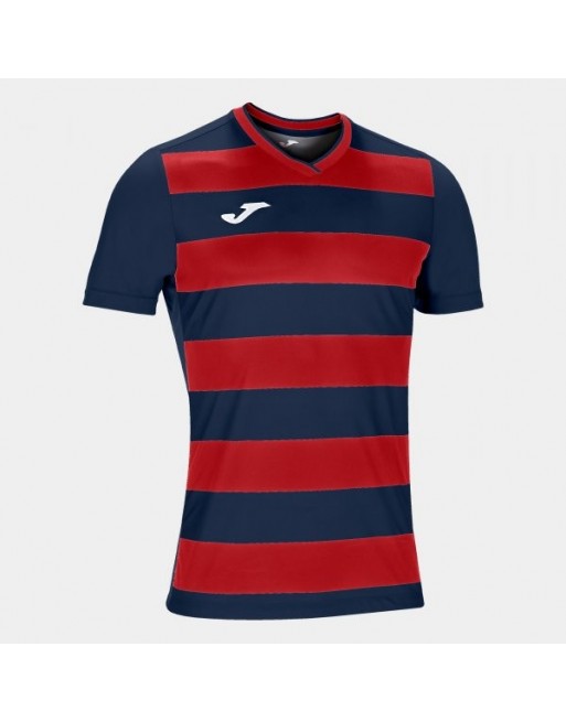 EUROPA IV T-SHIRT DARK NAVY-RED S/S