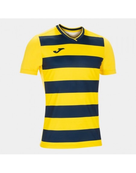 EUROPA IV T-SHIRT YELLOW-DARK NAVY S/S