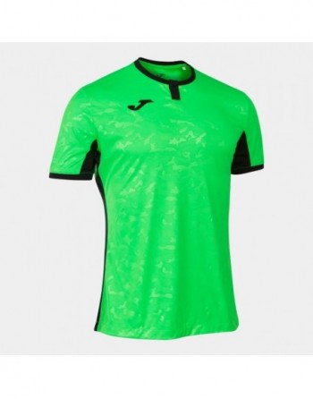 TOLETUM II T-SHIRT FLUOR GREEN-BLACK S/S