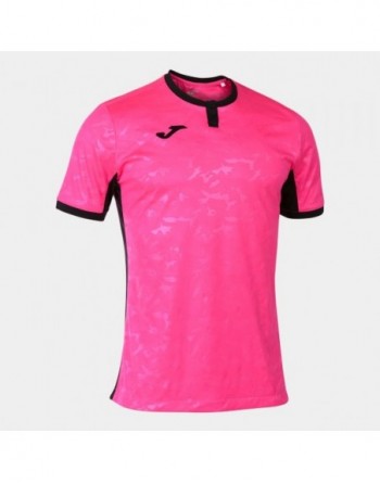 TOLETUM II T-SHIRT FLUOR PINK-BLACK S/S