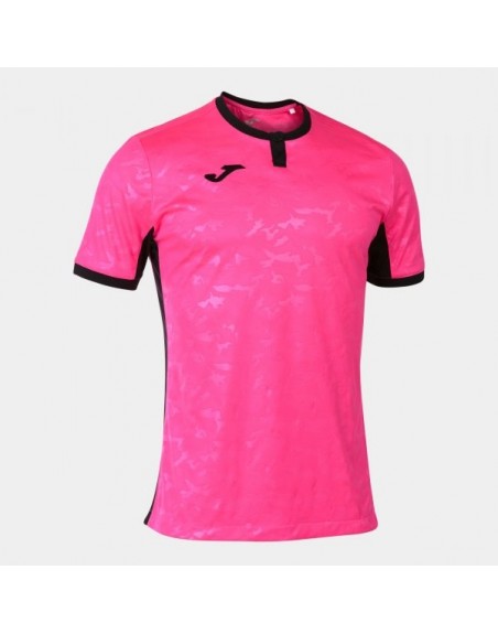 TOLETUM II T-SHIRT FLUOR PINK-BLACK S/S