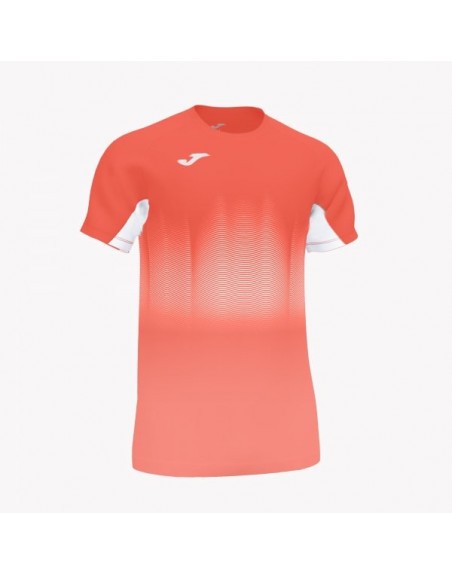 ELITE VII T-SHIRT FLUOR CORAL-WHITE S/S