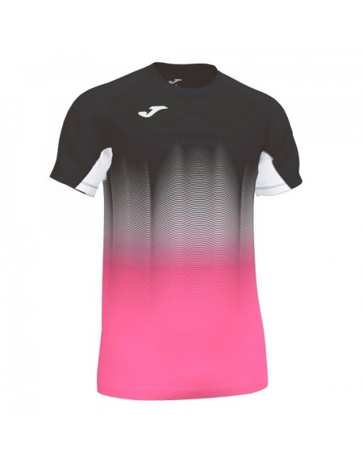 ELITE VII T-SHIRT BLACK-FLUOR PINK-WHITE S/S