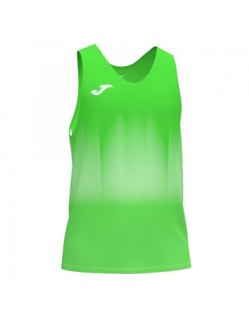 ELITE VII T-SHIRT FLUOR GREEN-WHITE SLEEVELESS