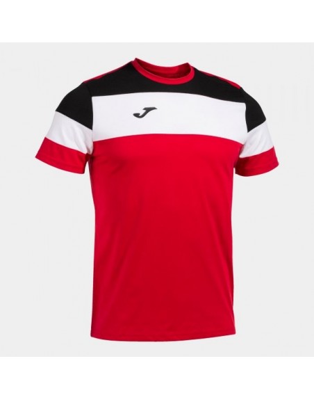 CREW IV COTTON T-SHIRT RED-BLACK S/S