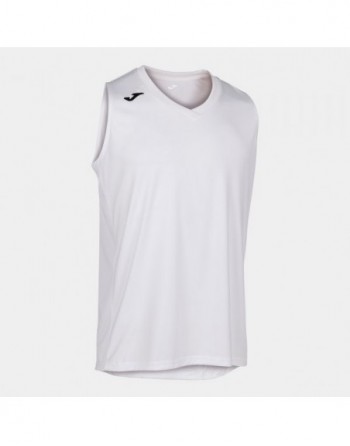 CANCHA III T-SHIRT WHITE SLEEVELESS