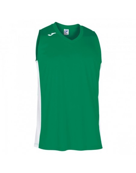 CANCHA III T-SHIRT GREEN-WHITE SLEEVELESS
