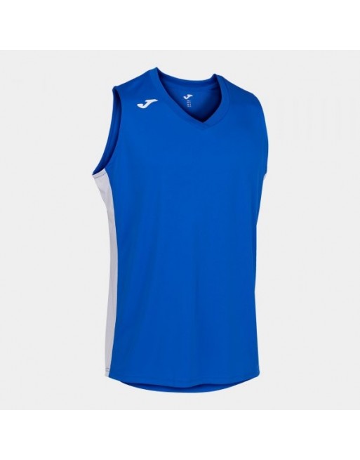 CANCHA III T-SHIRT ROYAL-WHITE SLEEVELESS