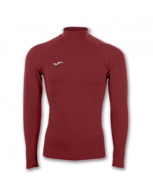 BRAMA CLASSIC SEAMLESS T-SHIRT BURGUNDY L/S