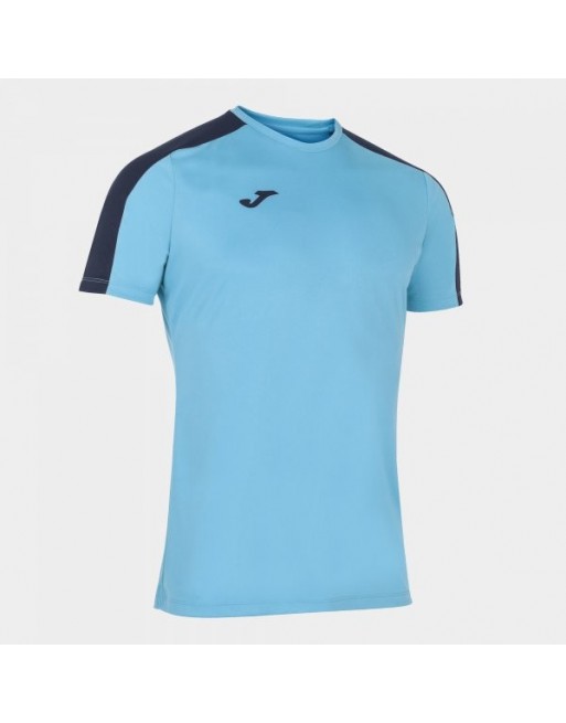 ACADEMY T-SHIRT FLUOR TURQUOISE-DARK NAVY S/S