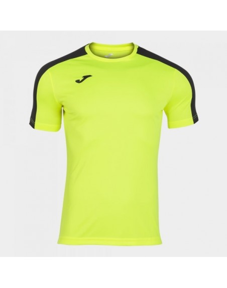 ACADEMY T-SHIRT FLUOR YELLOW-BLACK S/S