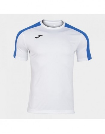 ACADEMY T-SHIRT WHITE-ROYAL S/S