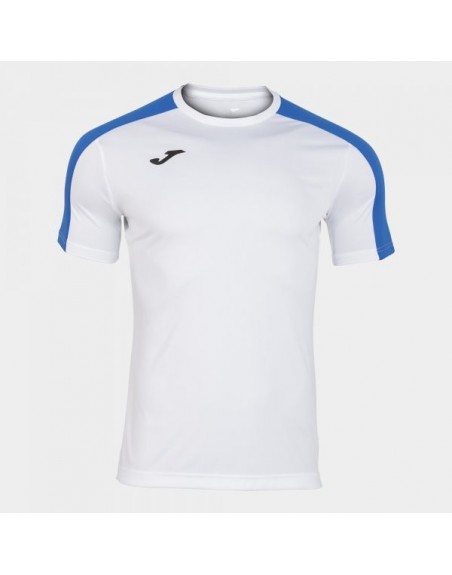 ACADEMY T-SHIRT WHITE-ROYAL S/S