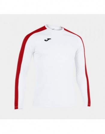 ACADEMY LONG SLEEVE T-SHIRT WHITE RED