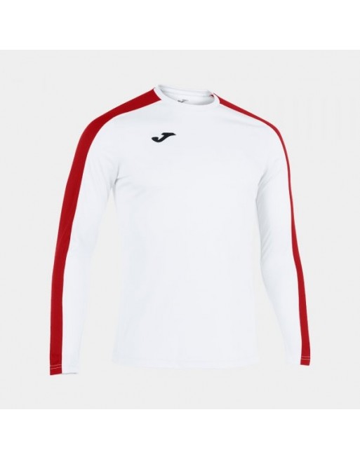 ACADEMY LONG SLEEVE T-SHIRT WHITE RED