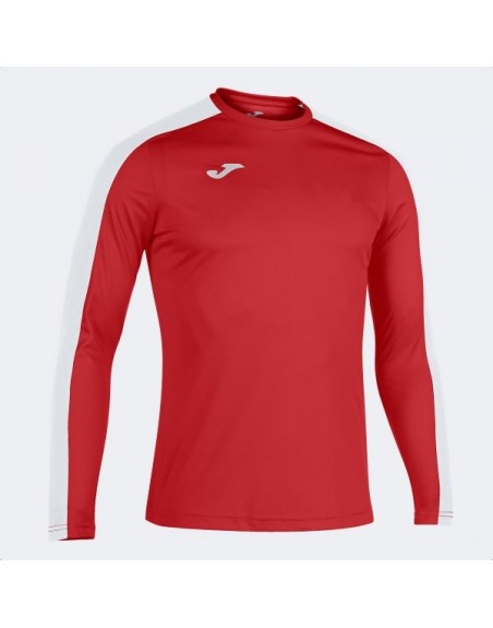 ACADEMY T-SHIRT RED-WHITE L/S
