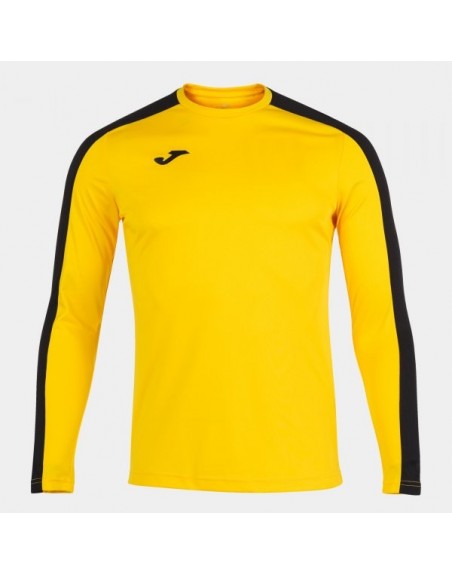 ACADEMY T-SHIRT YELLOW-BLACK L/S