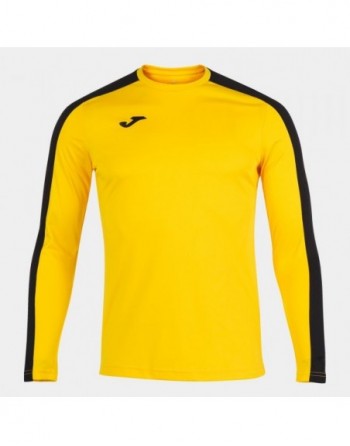ACADEMY T-SHIRT YELLOW-BLACK L/S