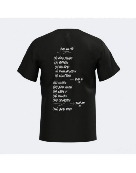 CAMISETA MANGA CORTA UNIVERSITY NEGRO