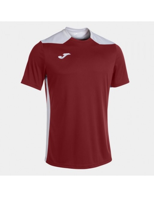 CHAMPIONSHIP VI SHORT SLEEVE T-SHIRT BURGUNDY WHITE