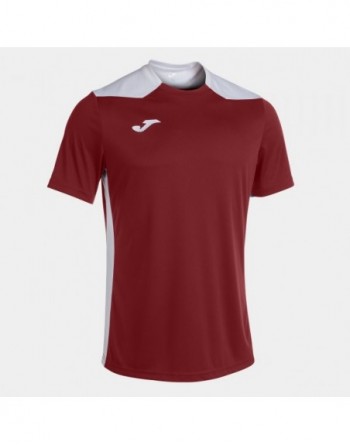 CHAMPIONSHIP VI SHORT SLEEVE T-SHIRT BURGUNDY WHITE