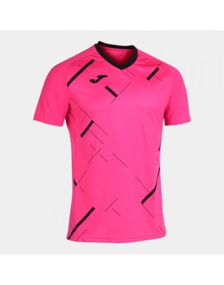 TIGER III SHORT SLEEVE T-SHIRT FLUOR PINK BLACK