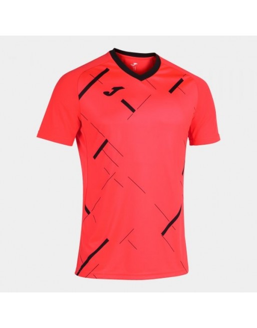 TIGER III SHORT SLEEVE T-SHIRT FLUOR CORAL BLACK