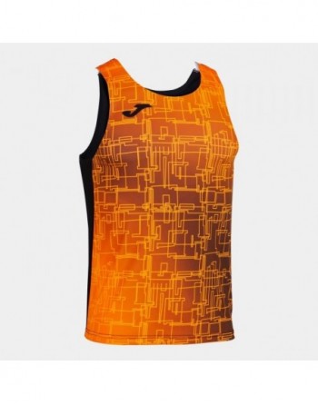 ELITE VIII TANK TOP BLACK ORANGE