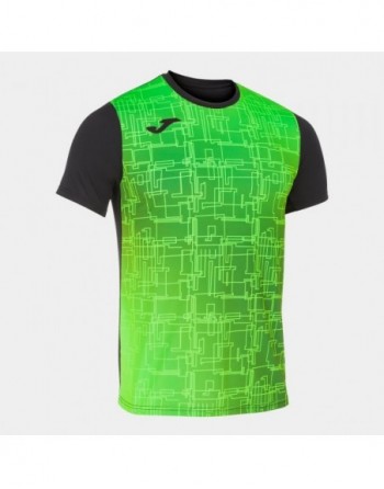 ELITE VIII SHORT SLEEVE T-SHIRT BLACK FLUOR GREEN