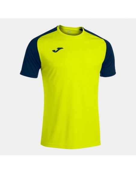 ACADEMY IV SHORT SLEEVE T-SHIRT FLUOR YELLOW NAVY