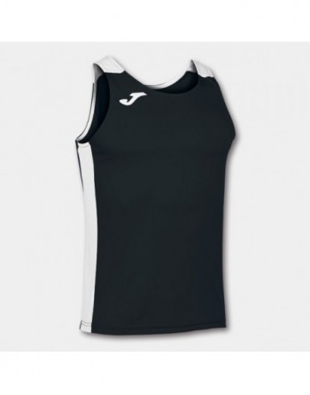 RECORD II TANK TOP BLACK WHITE
