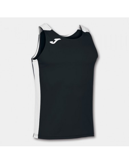 RECORD II TANK TOP BLACK WHITE