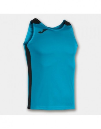 RECORD II TANK TOP TURQUOISE BLACK