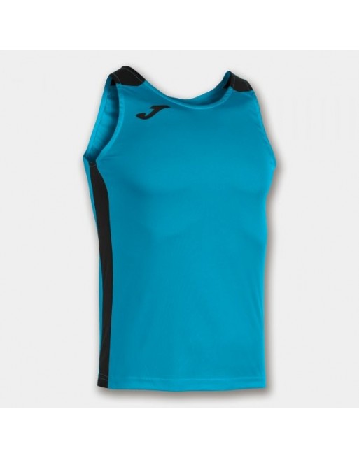 RECORD II TANK TOP TURQUOISE BLACK