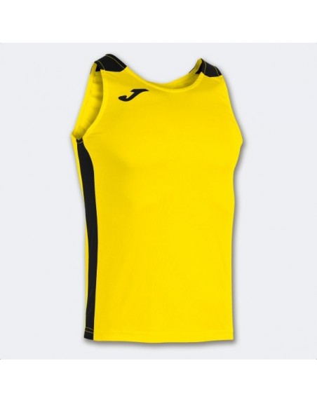 RECORD II TANK TOP YELLOW BLACK