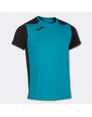 RECORD II SHORT SLEEVE T-SHIRT TURQUOISE BLACK