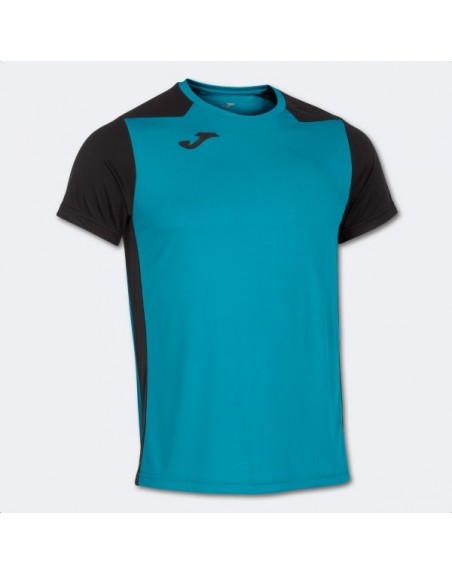 RECORD II SHORT SLEEVE T-SHIRT TURQUOISE BLACK