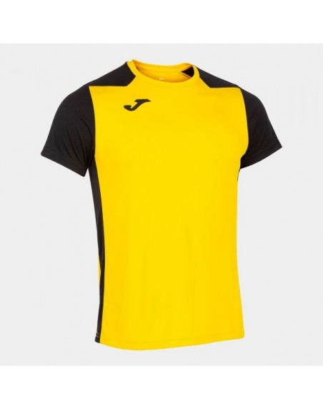 RECORD II SHORT SLEEVE T-SHIRT YELLOW BLACK
