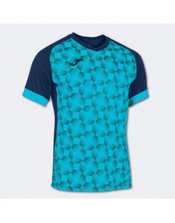 SUPERNOVA III SHORT SLEEVE T-SHIRT NAVY FLUOR TURQUOISE