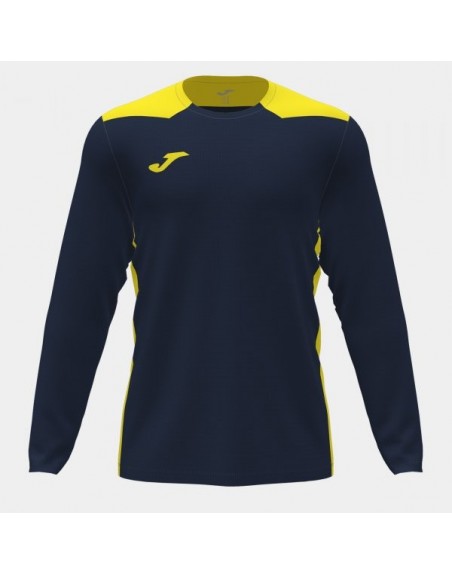 CHAMPIONSHIP VI LONG SLEEVE T-SHIRT NAVY FLUOR YELLOW