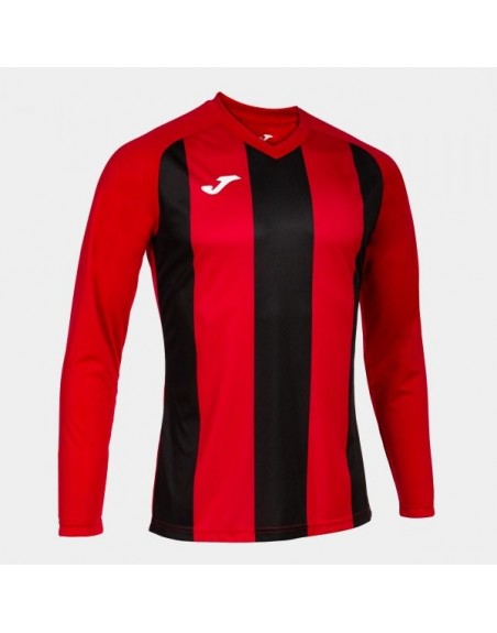 PISA II LONG SLEEVE T-SHIRT RED BLACK