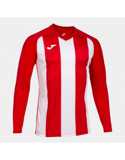 PISA II LONG SLEEVE T-SHIRT RED WHITE