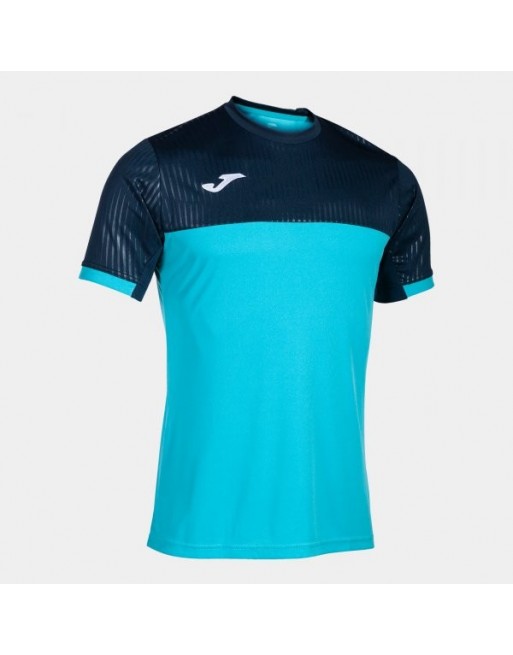 MONTREAL SHORT SLEEVE T-SHIRT FLUOR TURQUOISE-NAVY