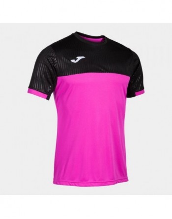 MONTREAL SHORT SLEEVE T-SHIRT FLUOR PINK BLACK
