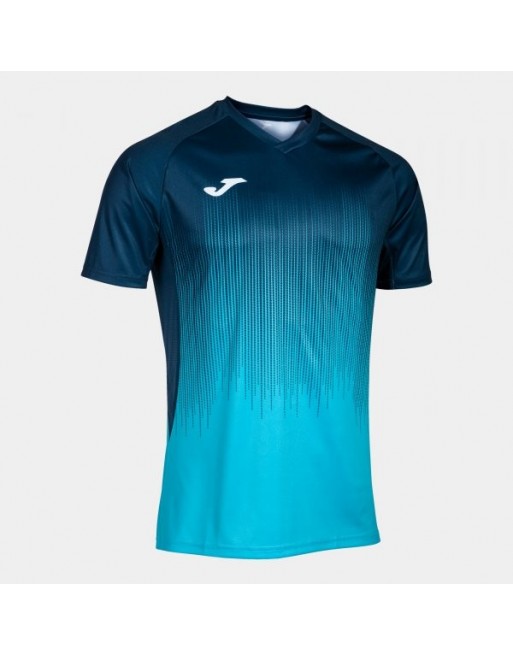 TIGER IV SHORT SLEEVE T-SHIRT FLUOR TURQUOISE-NAVY