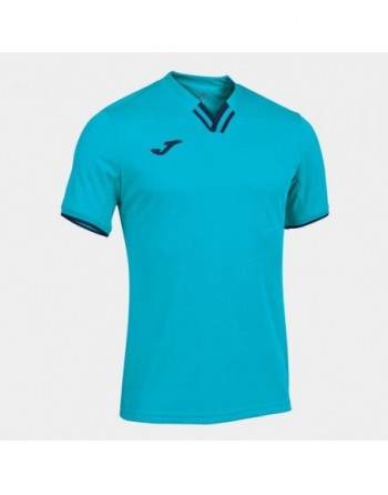 TOLETUM IV SHORT SLEEVE T-SHIRT FLUOR TURQUOISE-NAVY
