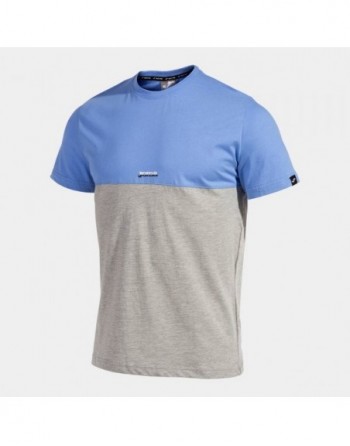 CALIFORNIA SHORT SLEEVE T-SHIRT BLUE MELANGE GREY