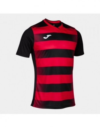 EUROPA V SHORT SLEEVE T-SHIRT BLACK RED