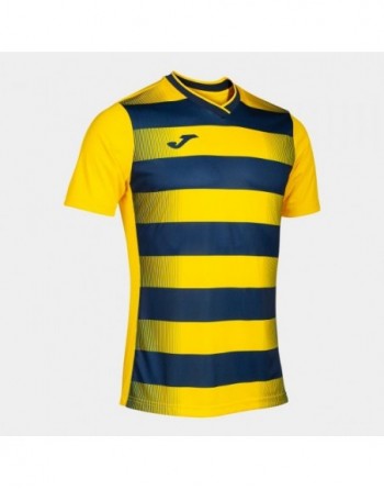 EUROPA V SHORT SLEEVE T-SHIRT YELLOW NAVY